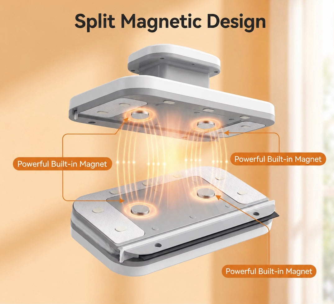 Magnetic Double-Sided Window Cleaner