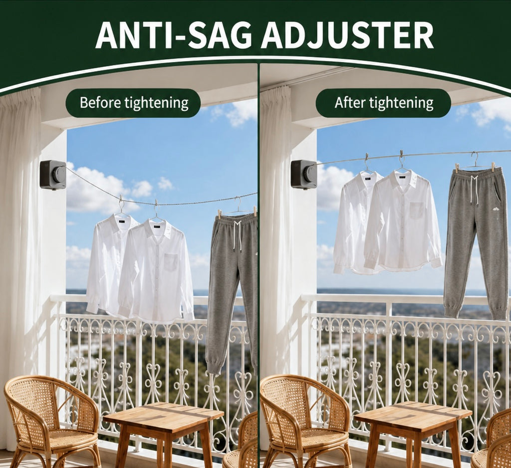 Heavy Duty Retractable Clothes line